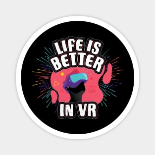 Gamer Googles Life Is Better in VR Headset Magnet